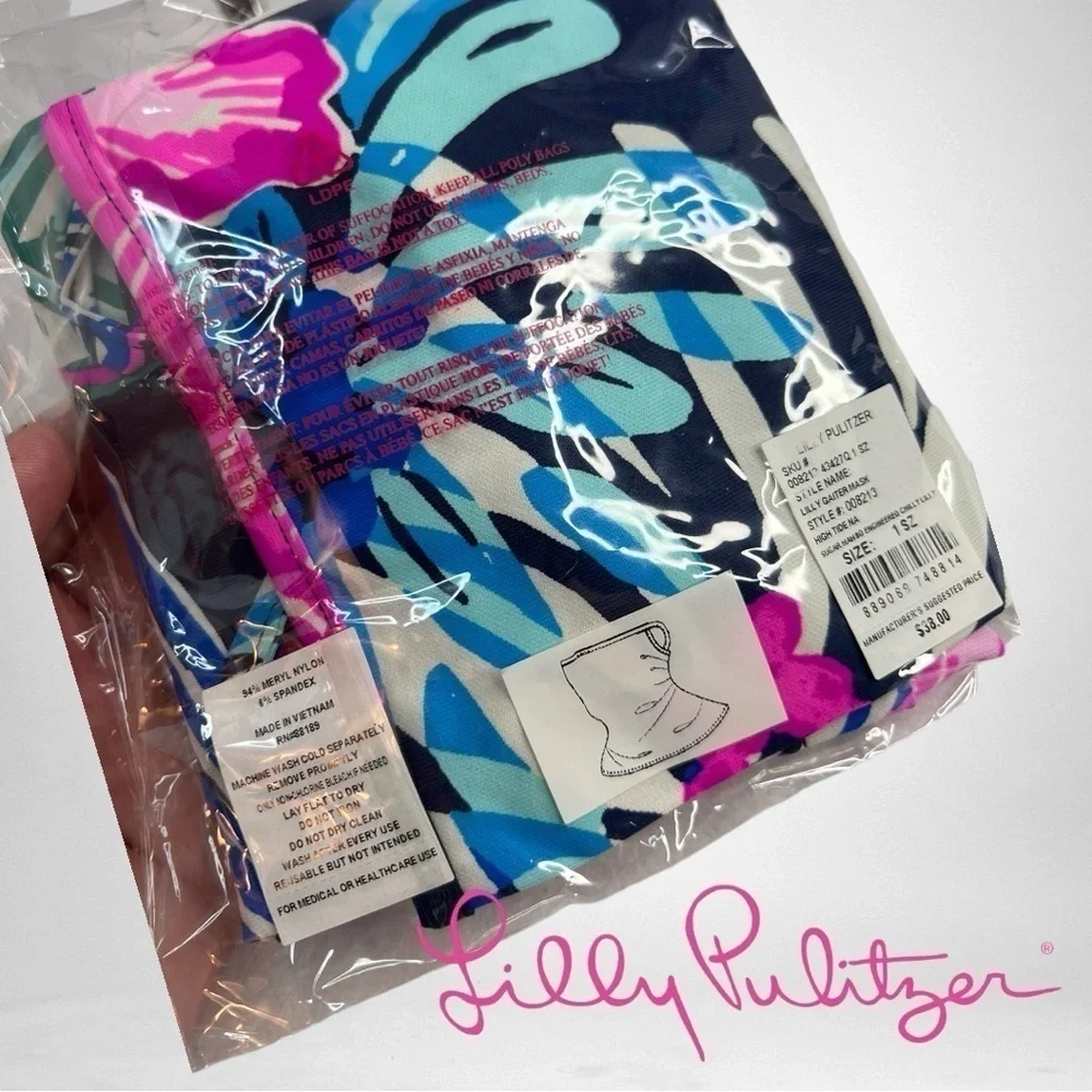 Lilly Pulitzer Gaiter Mask or Toddler Dress